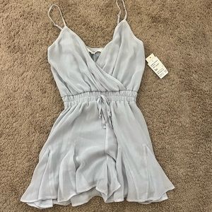 pastel blue romper new with tags